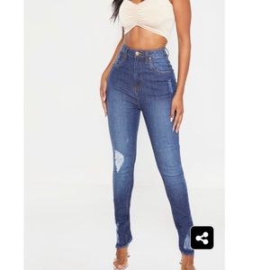 PLT lightly distressed jeans